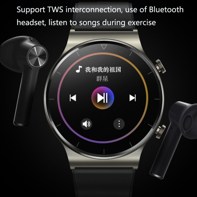 UM91 TWS Bluetooth Headset Smart Watch MP3 Music Sports Business Bluetooth Call Watch(Black) by buy2fix