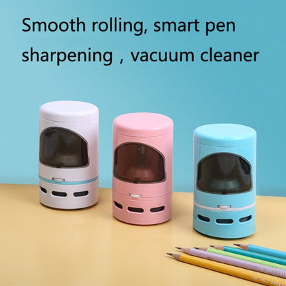 XCQ-01 Multifunctional Desktop Vacuum Cleaner with Pencil Sharpener Function(White) by buy2fix