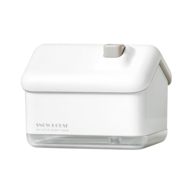 QB2020-008-G1 Mini Snow House Air Humidifier USB Bedroom Christmas Humidifier(White) - Air Purifiers & Accessories by buy2fix | Online Shopping UK | buy2fix
