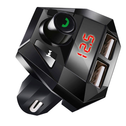 G18 Car Bluetooth Hands-Free MP3 Player Dual USB Bluetooth Charge FM Transmitter Bluetooth Receiver(Black) - Bluetooth Car Kits by buy2fix | Online Shopping UK | buy2fix