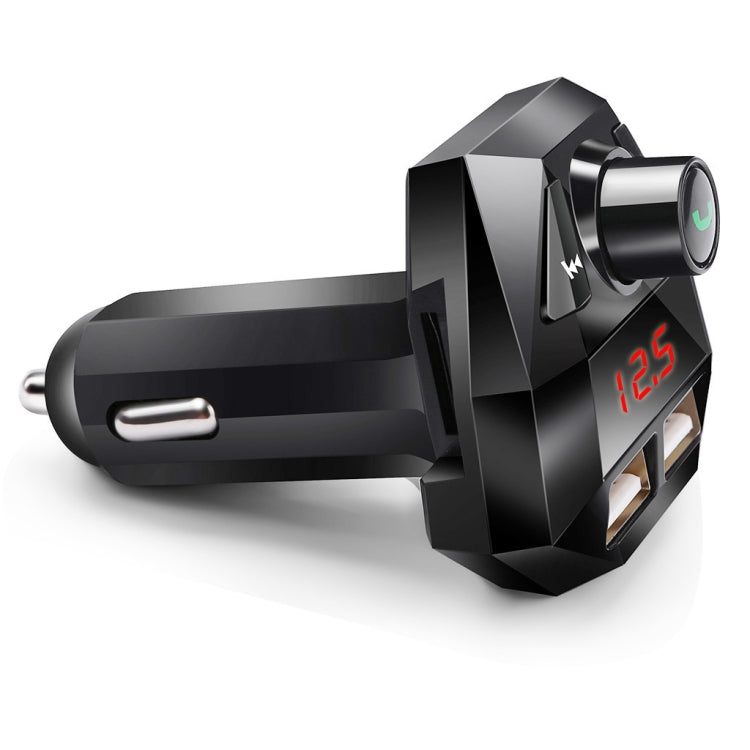 G18 Car Bluetooth Hands-Free MP3 Player Dual USB Bluetooth Charge FM Transmitter Bluetooth Receiver(Black) - Bluetooth Car Kits by buy2fix | Online Shopping UK | buy2fix