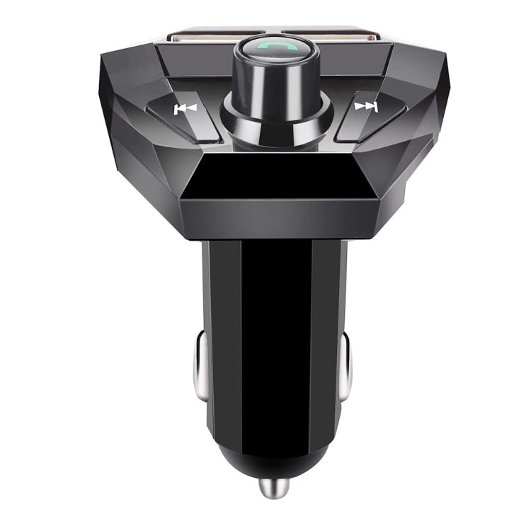 G18 Car Bluetooth Hands-Free MP3 Player Dual USB Bluetooth Charge FM Transmitter Bluetooth Receiver(Black) - Bluetooth Car Kits by buy2fix | Online Shopping UK | buy2fix
