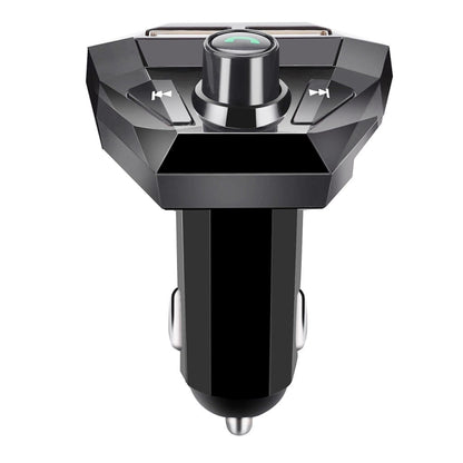 G18 Car Bluetooth Hands-Free MP3 Player Dual USB Bluetooth Charge FM Transmitter Bluetooth Receiver(Black) - Bluetooth Car Kits by buy2fix | Online Shopping UK | buy2fix