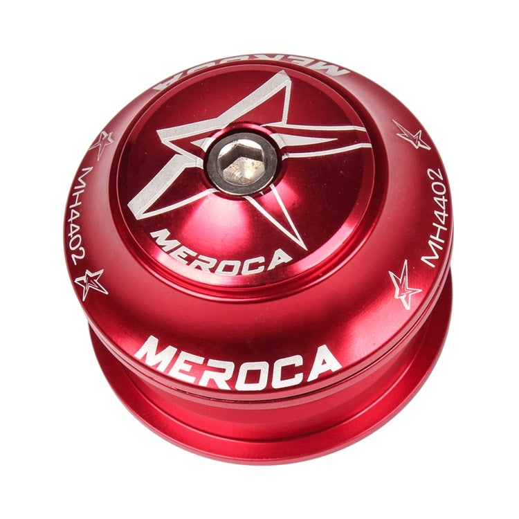 MEROCA Bearing Bowl Mountain Tower 44mm Built-In Straight Tube Bowl(Red) by MEROCA