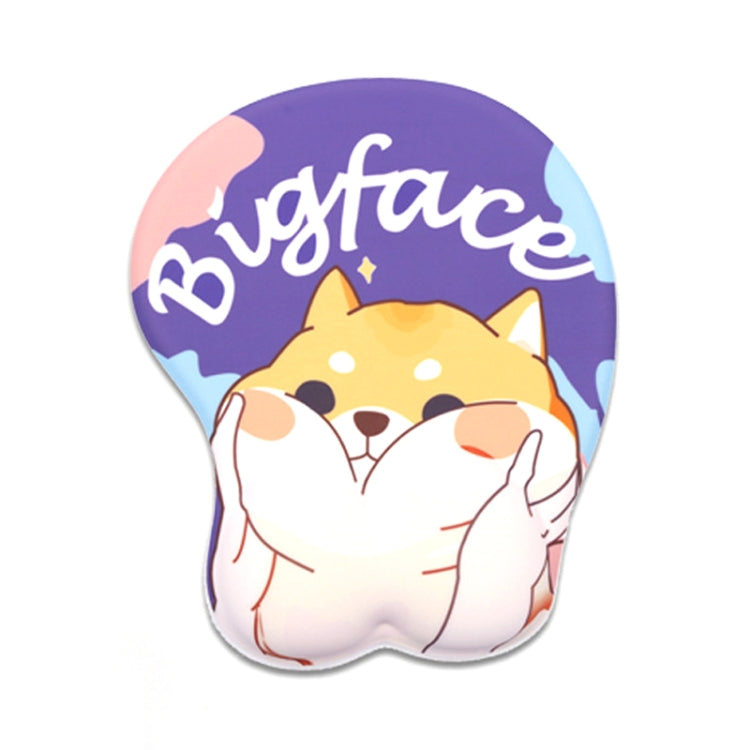 Silicone Hand Rest Thickened Wrist Mouse Pad(RJ-012 Big Face) by buy2fix