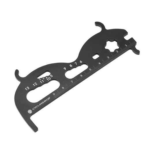 CYCLINGBOX Mountain Bicycle Chain Wear Measuring Ruler Measuring Chain Ruler Inspection Tool(Black) - Maintenance tools by CYCLINGBOX | Online Shopping UK | buy2fix