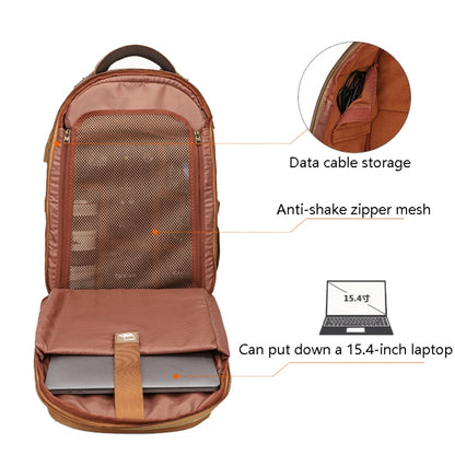 K813 Retro SLR Camera Bag Canvas Shoulder Computer Camera Bag(Grey) by buy2fix