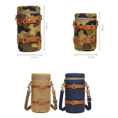 K-807 SLR Camera Storage Bag Waterproof Canvas Photography Liner Bag, Colour: S (Blue) by buy2fix