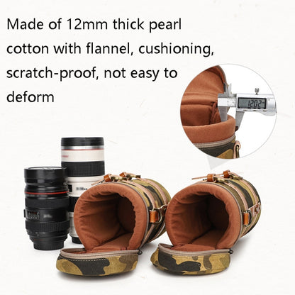 K-807 SLR Camera Storage Bag Waterproof Canvas Photography Liner Bag, Colour: S (Blue) by buy2fix