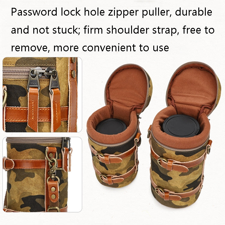 K-807 SLR Camera Storage Bag Waterproof Canvas Photography Liner Bag, Colour: S (Blue) by buy2fix