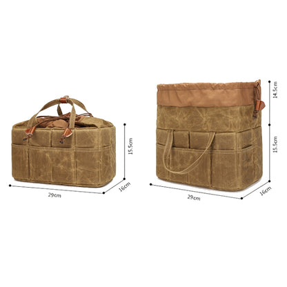 K707 Portable SLR Lens Liner Bag Camera Storage Bag(Khaki) by buy2fix