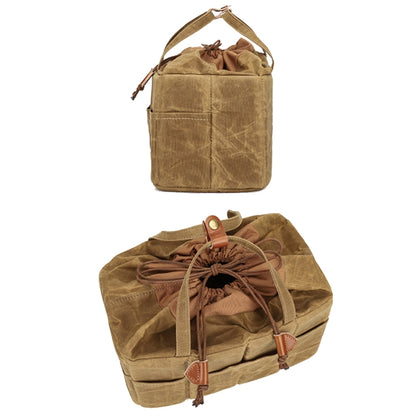 K707 Portable SLR Lens Liner Bag Camera Storage Bag(Khaki) by buy2fix