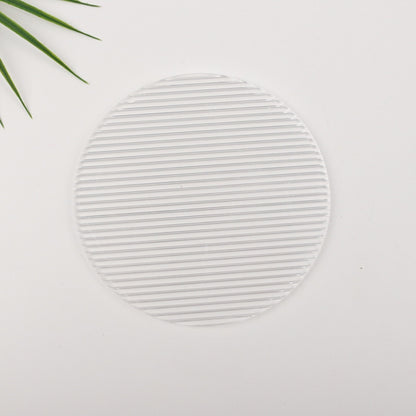 Round Diameter 15cm Acrylic Texture Background Board Photo Props Decorative Geometric Ornaments(Thick Stripes) - Acrylic Props by buy2fix | Online Shopping UK | buy2fix