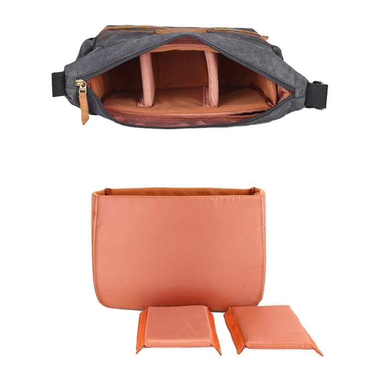 3037 SLR Camera Bag Shoulder Waterproof Messenger Camera Bag(Green) - Strap Satchel by buy2fix | Online Shopping UK | buy2fix