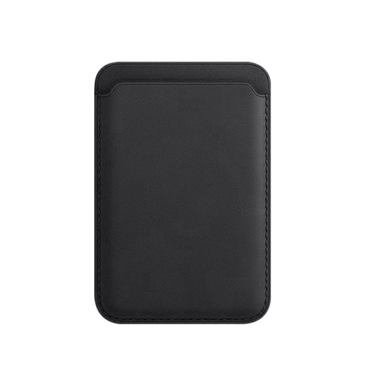 MagSafe Magnetic Leather Card Case Holster For iPhone(Black) - Card & Passport Bags by buy2fix | Online Shopping UK | buy2fix
