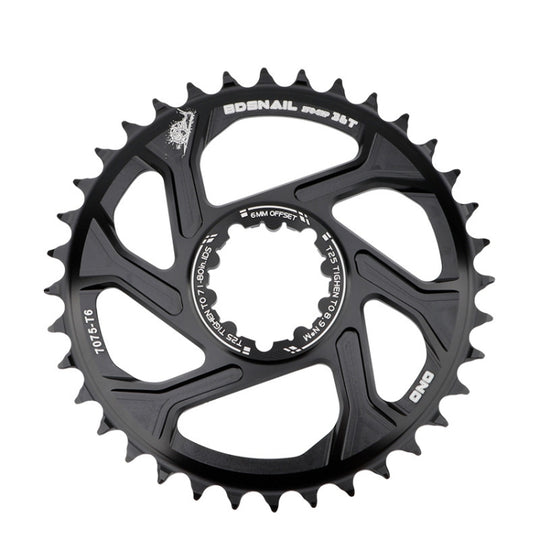 BDSNAIL Mountainbike Single Disk GXP Direct-Shaped Integrated Disk Positive und negative Zahnscheibe, Farbe: 36T (Schwarz)