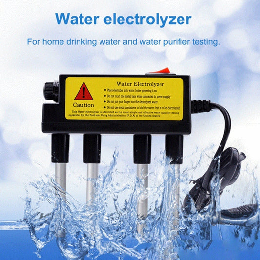 2 PCS Household Electrolyzer Test Electrolysis Water Tools Water Purity Level Meter PH Testing Tool Water Quality Tester(EU Plug) - Air & Water Quality Tester by buy2fix | Online Shopping UK | buy2fix