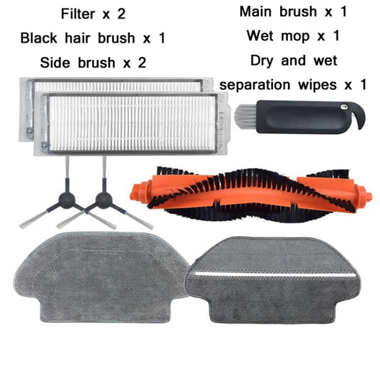 8PCS/Set Sweep And Mop Machine Accessories For Mijia STYJ02YM / VXVC01-JG - For Xiaomi Accessories by buy2fix | Online Shopping UK | buy2fix