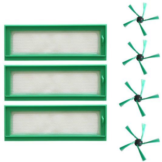 7 PCS/Set Side Brush + Filter For VR200 - Other Accessories by buy2fix | Online Shopping UK | buy2fix
