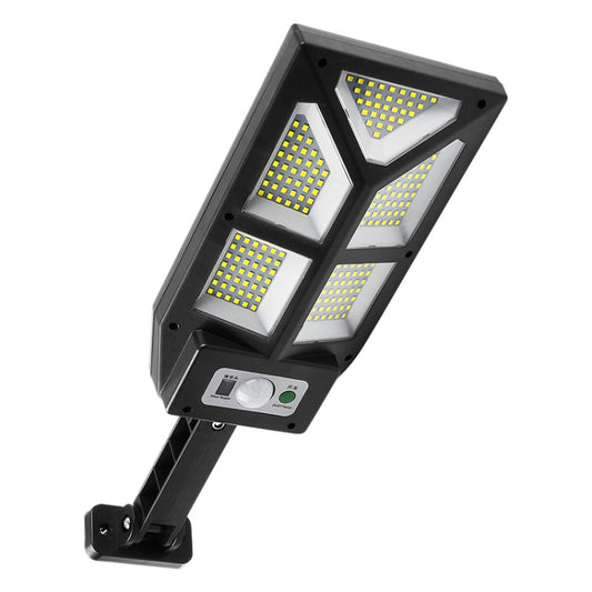 TG-TY100 196 LED Solar Outdoor Human Body Induction Wall Light Garden Fence Street Light - Street Lights by buy2fix | Online Shopping UK | buy2fix