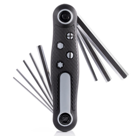 8 In 1 Bicycle Repair Portable Folding Allen Wrench(Inner Hexagon) - Maintenance tools by buy2fix | Online Shopping UK | buy2fix