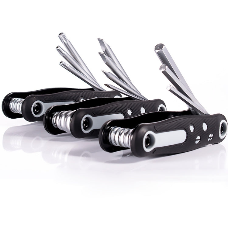 8 In 1 Bicycle Repair Portable Folding Allen Wrench(Phillips Slotted) - Maintenance tools by buy2fix | Online Shopping UK | buy2fix