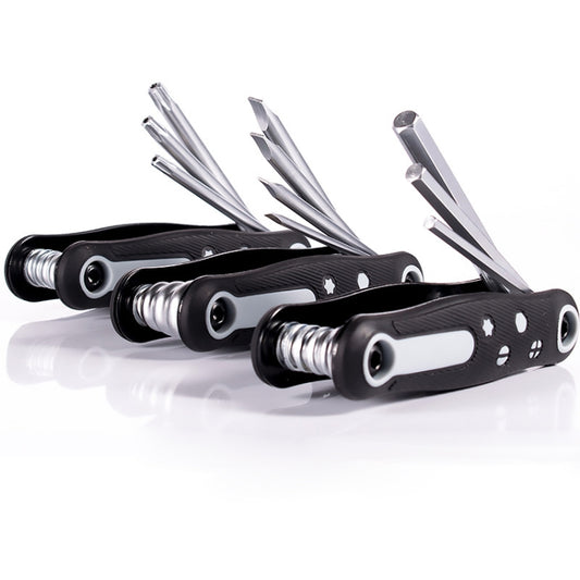 8 In 1 Bicycle Repair Portable Folding Allen Wrench(Phillips Slotted) - Maintenance tools by buy2fix | Online Shopping UK | buy2fix