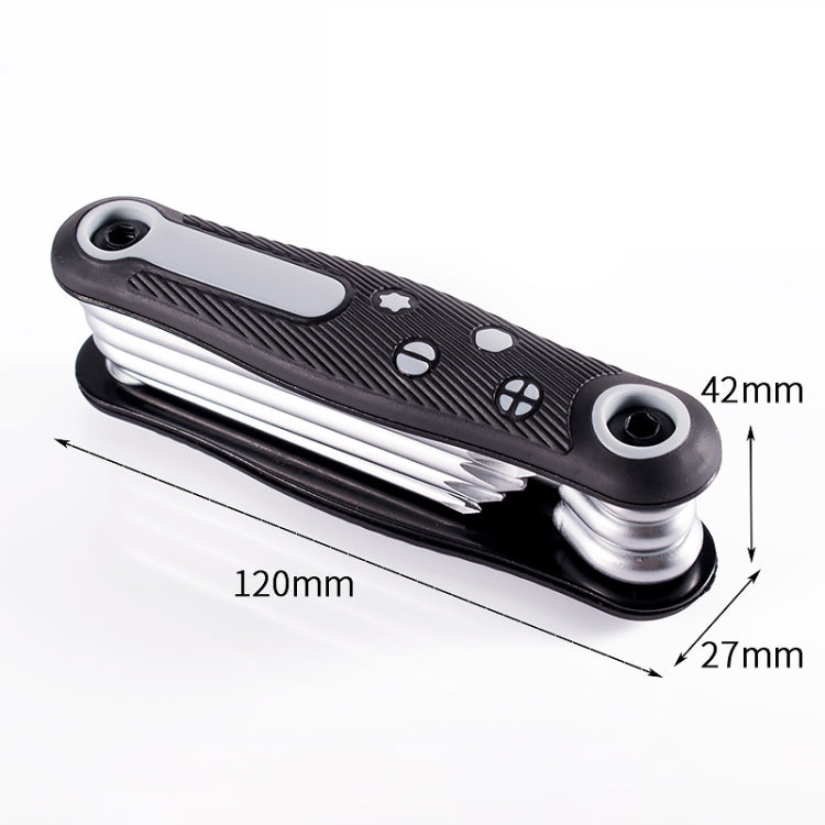 8 In 1 Bicycle Repair Portable Folding Allen Wrench(Phillips Slotted) - Maintenance tools by buy2fix | Online Shopping UK | buy2fix