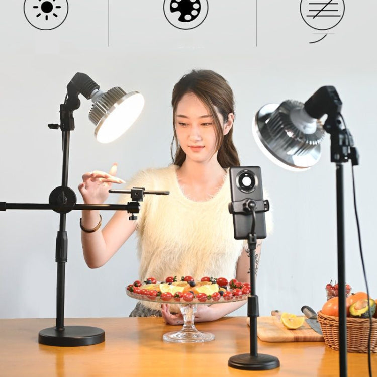 Mobile Phone Live Support Shooting Gourmet Beautification Fill Light Indoor Jewelry Photography Light, Style:500W Mushroom Lamp + Stand - Selfie Light by buy2fix | Online Shopping UK | buy2fix