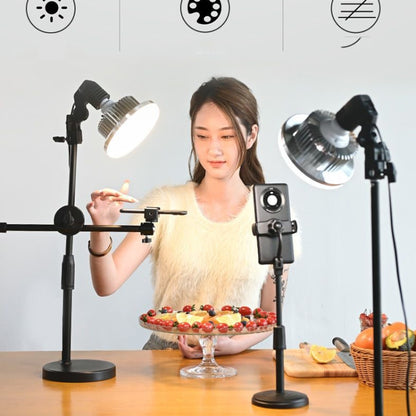 Mobile Phone Live Support Shooting Gourmet Beautification Fill Light Indoor Jewelry Photography Light, Style:500W Mushroom Lamp + Stand - Selfie Light by buy2fix | Online Shopping UK | buy2fix