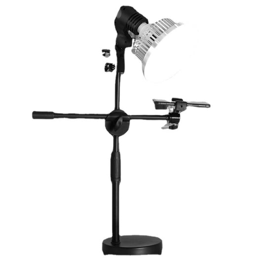Mobile Phone Live Support Shooting Gourmet Beautification Fill Light Indoor Jewelry Photography Light, Style: 355W Mushroom Lamp + Stand + Overhead Stand - Selfie Light by buy2fix | Online Shopping UK | buy2fix