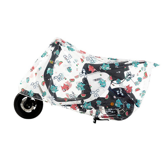 General Rain And Dustproof PEVA Car Cover For Motorcycles And Electric Vehicles, Specification: 220x120cm(Small Dinosaur) - Raincoat by buy2fix | Online Shopping UK | buy2fix