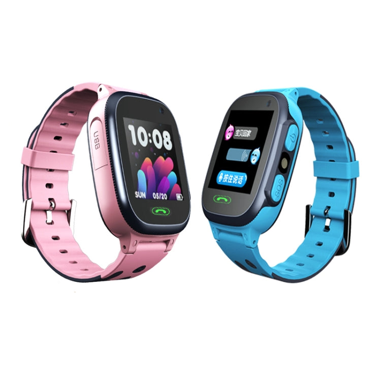 A111-Z1 Children Smart Positioning Plug-In Cartoon Call For Help Multi-Function Watch Phone(Pink) by buy2fix