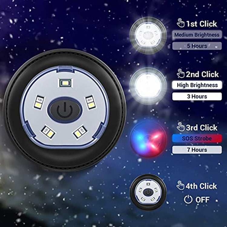 M1-BL LED Glowing Bluetooth Music Hat Wireless Call Night Running Hat(Gray) by buy2fix