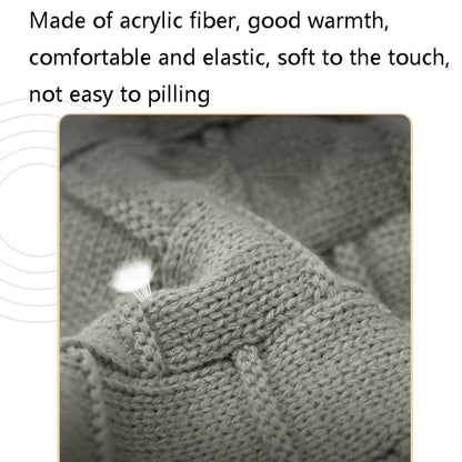 RG5-BL Bluetooth LED Lighting Music Knit Hat Plus Velvet Night Running Lamp Hat(Dark Gray) by buy2fix