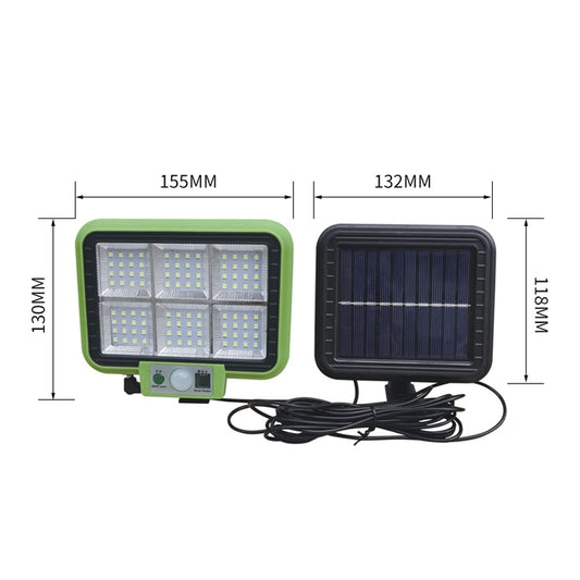6 x 16 LED Outdoor Waterproof Solar Split Type Wall Light Human Induction Garden Corridor Household Street Light - Solar Lights by buy2fix | Online Shopping UK | buy2fix
