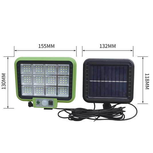 12 x 9 LED Outdoor Waterproof Solar Split Type Wall Light Human Induction Garden Corridor Household Street Light - Solar Lights by buy2fix | Online Shopping UK | buy2fix