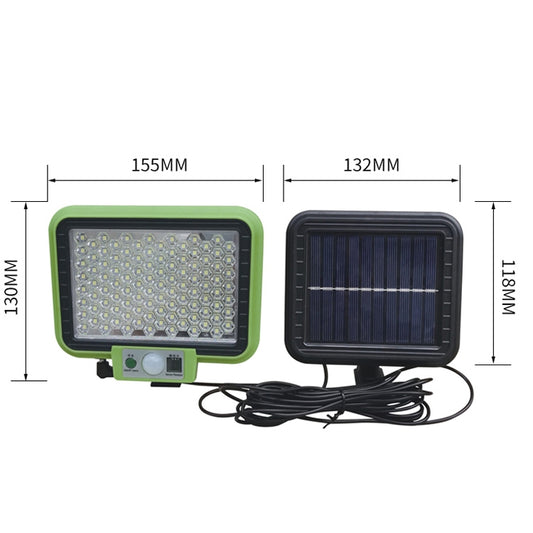 105 LED Outdoor Waterproof Solar Split Type Wall Light Human Induction Garden Corridor Household Street Light - Solar Lights by buy2fix | Online Shopping UK | buy2fix