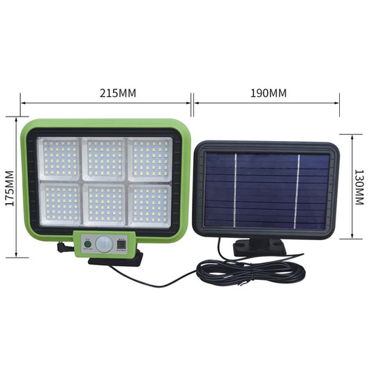 6 x 36 LED Outdoor Waterproof Solar Split Type Wall Light Human Induction Garden Corridor Household Street Light - Solar Lights by buy2fix | Online Shopping UK | buy2fix