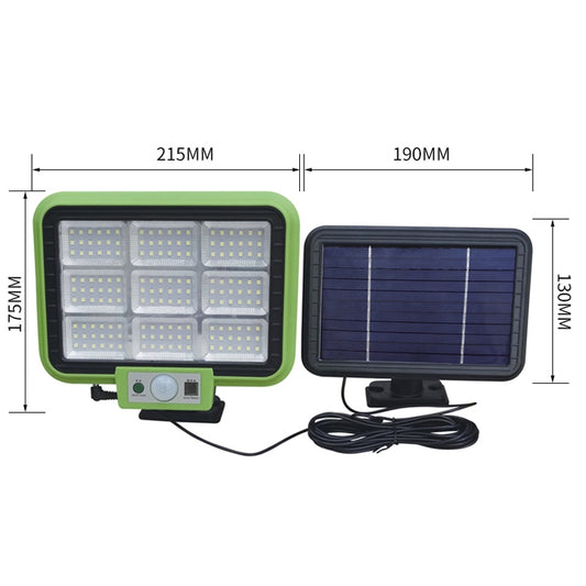 9 x 18 LED Outdoor Waterproof Solar Split Type Wall Light Human Induction Garden Corridor Household Street Light - Solar Lights by buy2fix | Online Shopping UK | buy2fix
