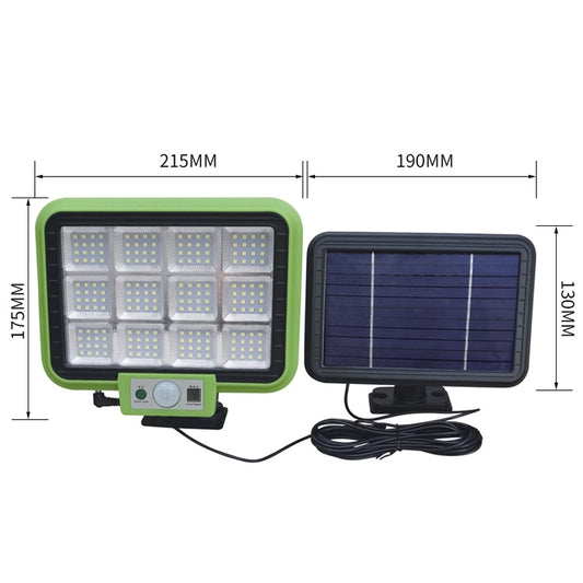 12 x 16 LED Outdoor Waterproof Solar Split Type Wall Light Human Induction Garden Corridor Household Street Light - Solar Lights by buy2fix | Online Shopping UK | buy2fix