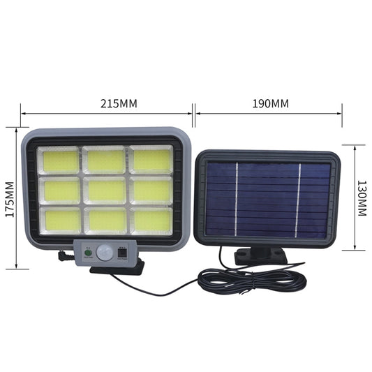 9 x 28 COB Outdoor Waterproof Solar Split Type Wall Light Human Induction Garden Corridor Household Street Light - Solar Lights by buy2fix | Online Shopping UK | buy2fix