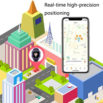 Z6 Children Phone Watch Smart Positioning Full Touch Screen Student Watch(Green)) by buy2fix