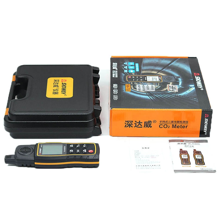 SNDWAY SW723 High-Precision Carbon Dioxide Detector Air Carbon Dioxide Concentration Monitor(SW723) - Smoke Gas Detector by buy2fix | Online Shopping UK | buy2fix