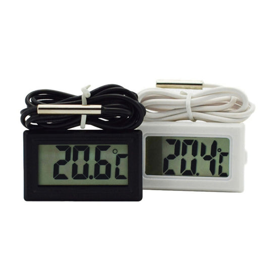 Fish Tank Digital Thermometer Waterproof Probe Electronic Measuring Thermometer, Line Length:  1m (White) - Thermometer by buy2fix | Online Shopping UK | buy2fix