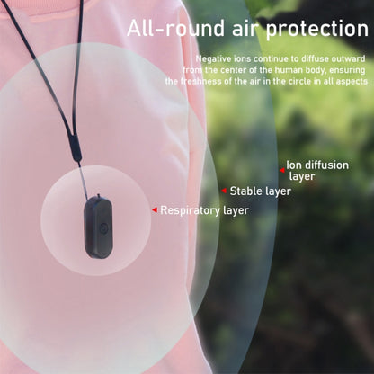 EP206 Hanging Neck Negative Ion Necklace Air Purifier(White) - Air Purifiers & Accessories by buy2fix | Online Shopping UK | buy2fix