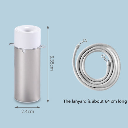 EP205 Portable Air Purifier Negative Ion Necklace Hanging Collar Purifier(Silver) - Air Purifiers & Accessories by buy2fix | Online Shopping UK | buy2fix
