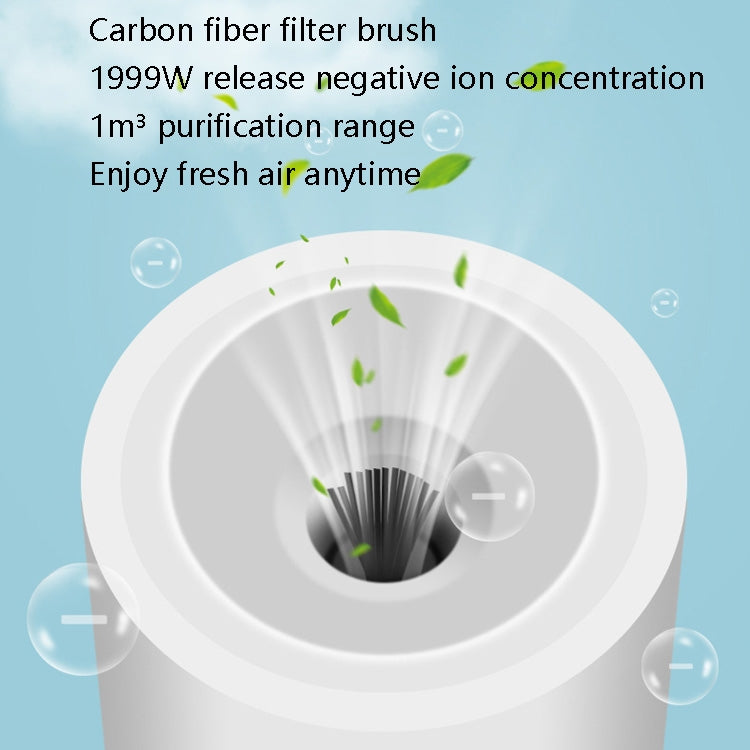 EP205 Portable Air Purifier Negative Ion Necklace Hanging Collar Purifier(Silver) - Air Purifiers & Accessories by buy2fix | Online Shopping UK | buy2fix