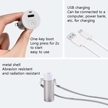EP205 Portable Air Purifier Negative Ion Necklace Hanging Collar Purifier(Silver) - Air Purifiers & Accessories by buy2fix | Online Shopping UK | buy2fix