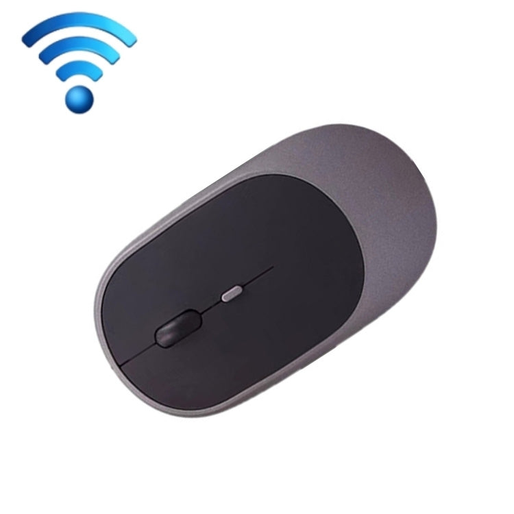M030 4 Keys 1600DPI Laptop Office Mute Mouse, Style: Wireless (Gray) by buy2fix
